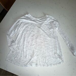 Lululemon Cross back long sleeved shirt light grey